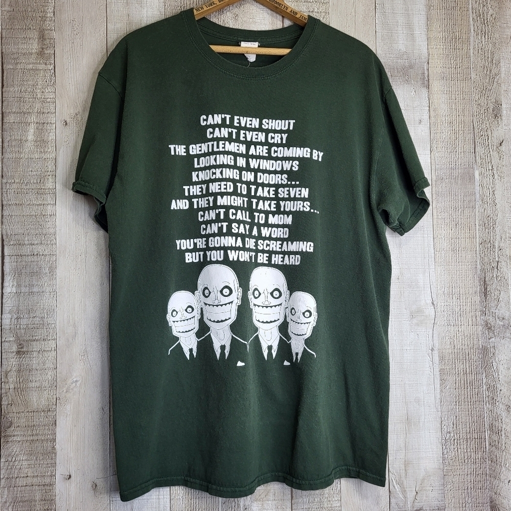 Vintage Buffy the Vampire Slayer Hush Gentlemen T Shirt Horror TV Show Gildan XL